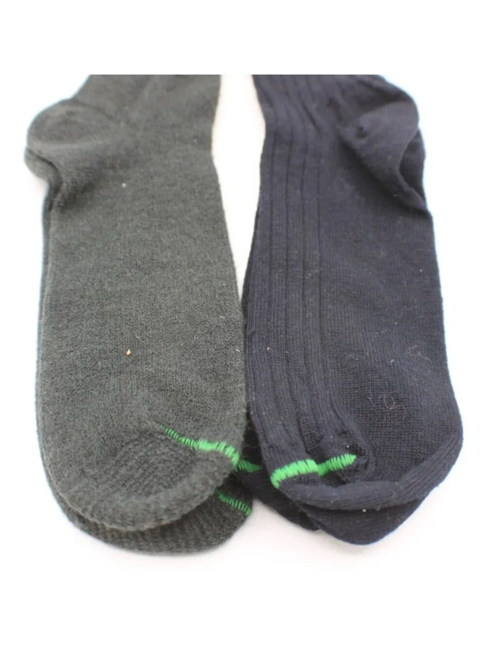 Interwoven Mens Dress Socks Wool Blend Crew Size 10-13 Navy Gray Irregular Lot